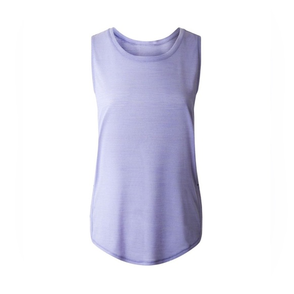 Lululemon Var-City Muscle Tank in Heathered Lilac Made With Seriously Light Luon - Picture 5 of 9